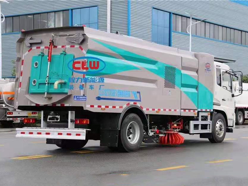 天锦纯电动洗扫车