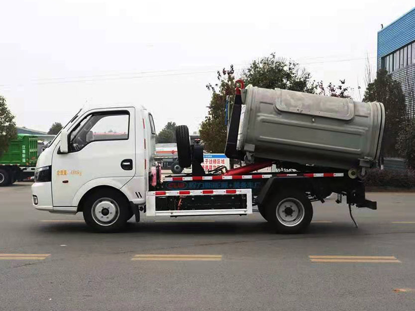 纯电动比亚迪T4车厢可卸式垃圾车